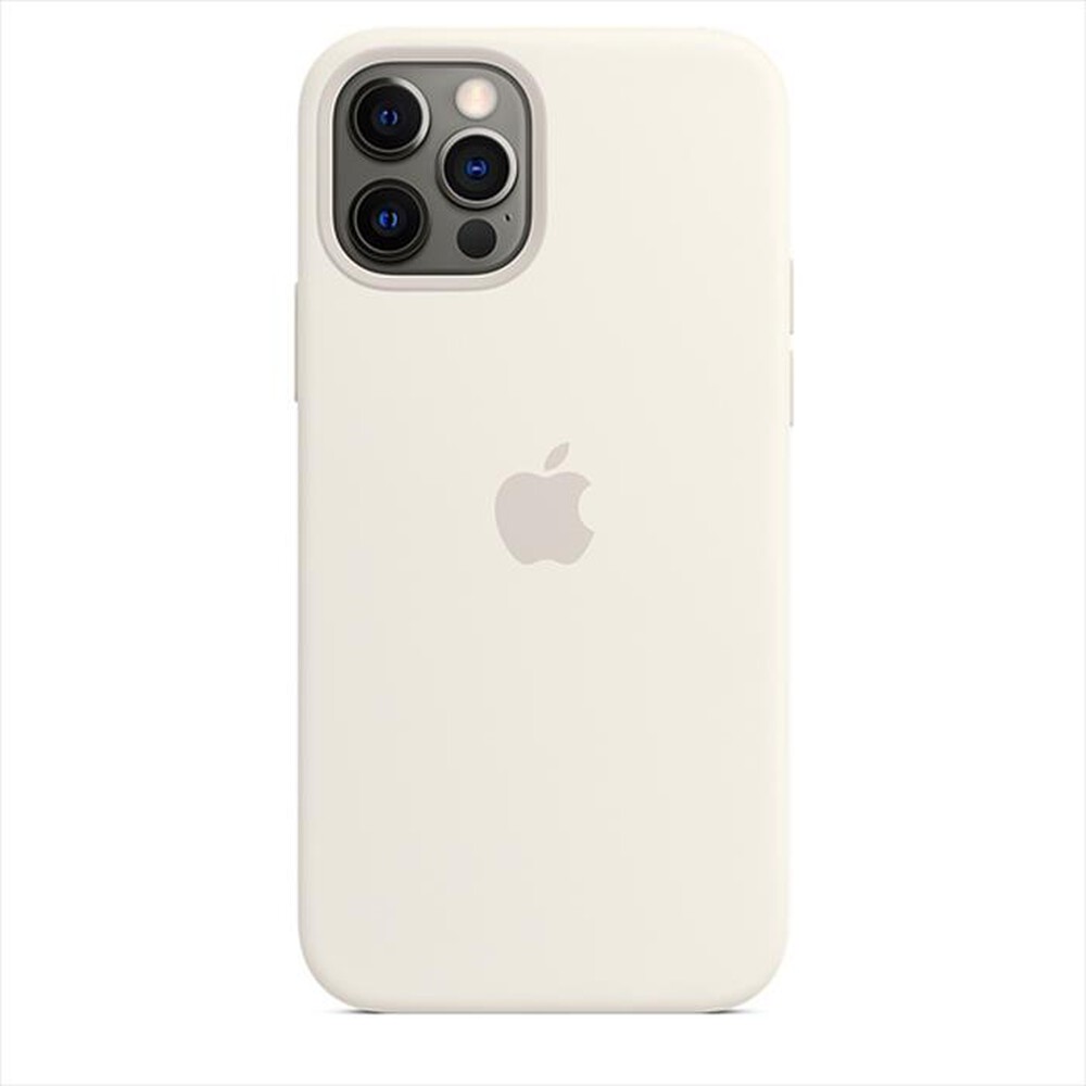 "APPLE - Custodia MagSafe in silicone iPhone 12/12 Pro-Bianco"
