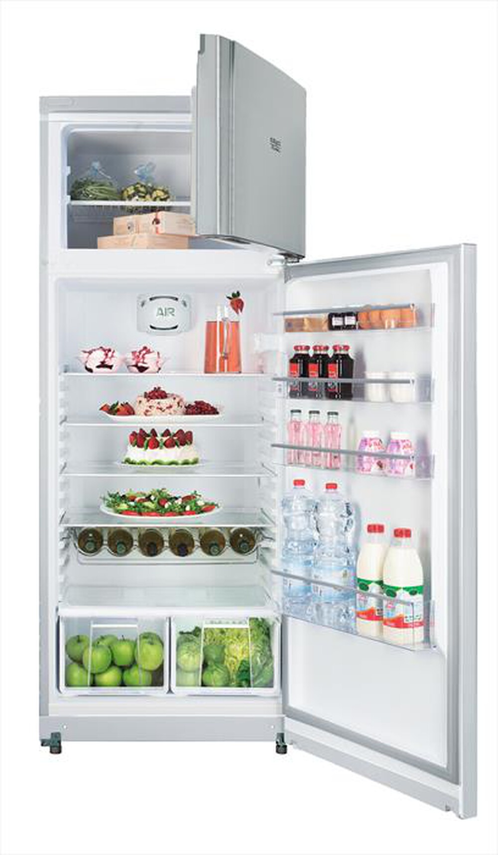"HOTPOINT ARISTON - Frigorifero 2 porte DIRECT COOL HAT70I 932 S DC-Alluminio"