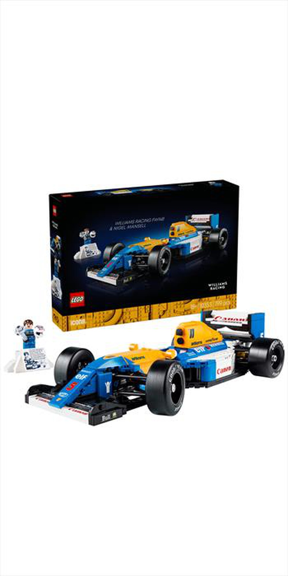 Immagine del prodotto LEGO - ICONS Williams Racing FW14B e Nigel Mansell 10353
