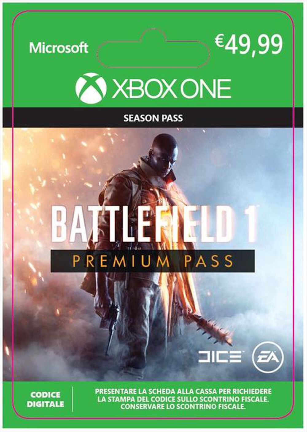 "MICROSOFT - Battlefield 1: Premium Pass DLC - "