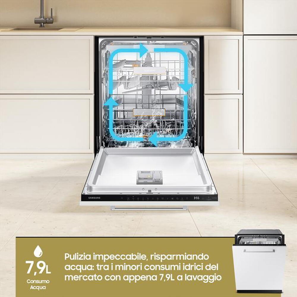 "SAMSUNG - Lavastoviglie DW60CG880B00ET Classe A 14 coperti"