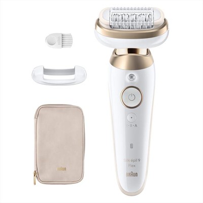 BRAUN - Epilatore SILK-ÉPIL 9 9-011-BIANCO/ORO