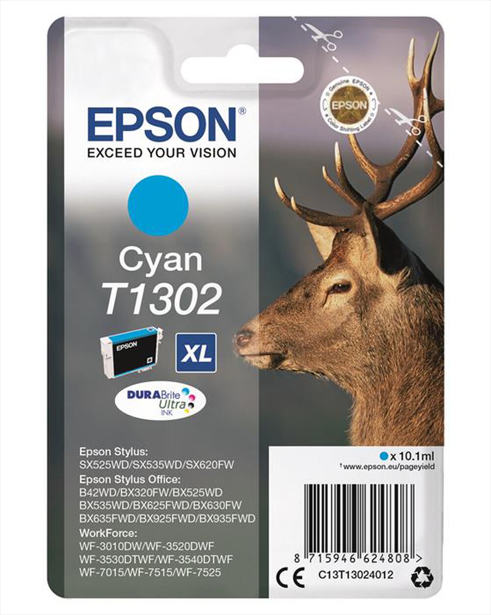 Immagine del prodotto EPSON - C13T13024022-Ciano