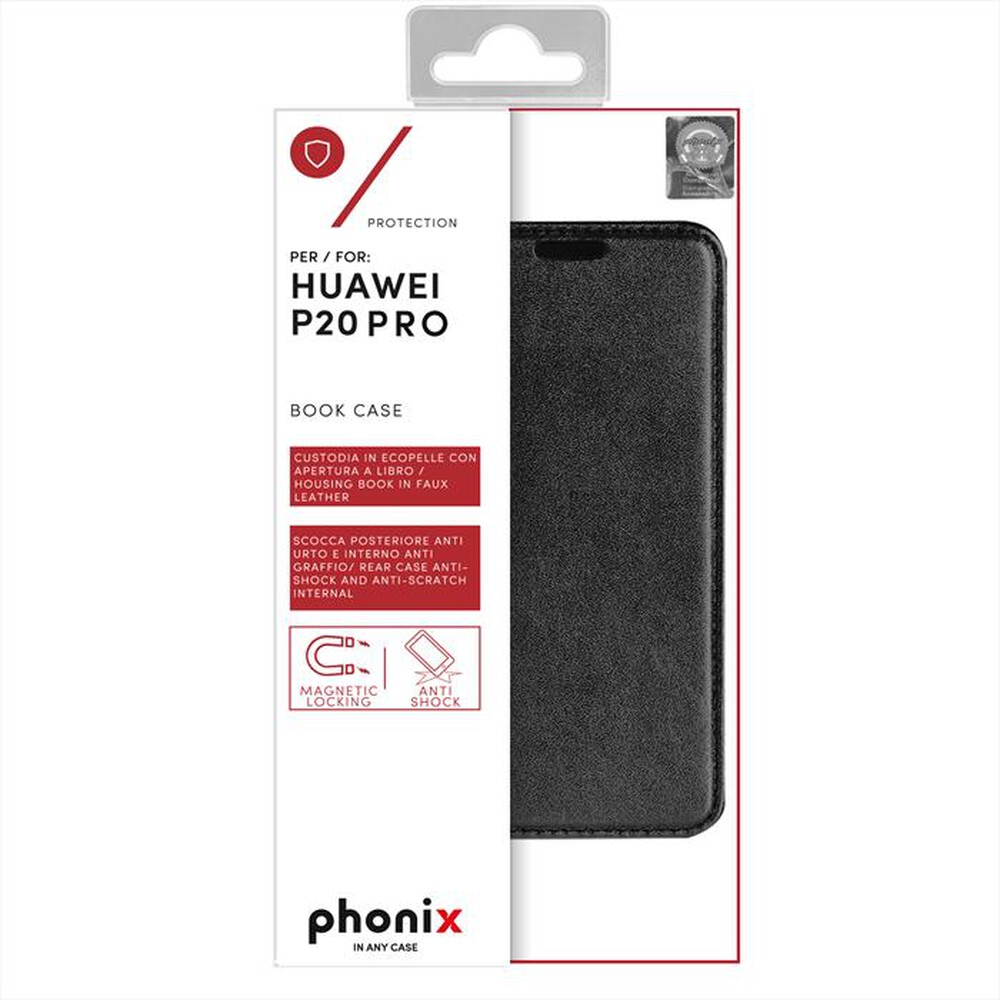 "PHONIX - HUP2PBCB CUSTODIA LIBRO P20 PRO-Nero"