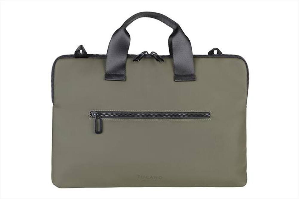 "TUCANO - Borsa GOMMO per MacBook Pro 16\"/laptop 15.6\"-VERDE MILITARE"