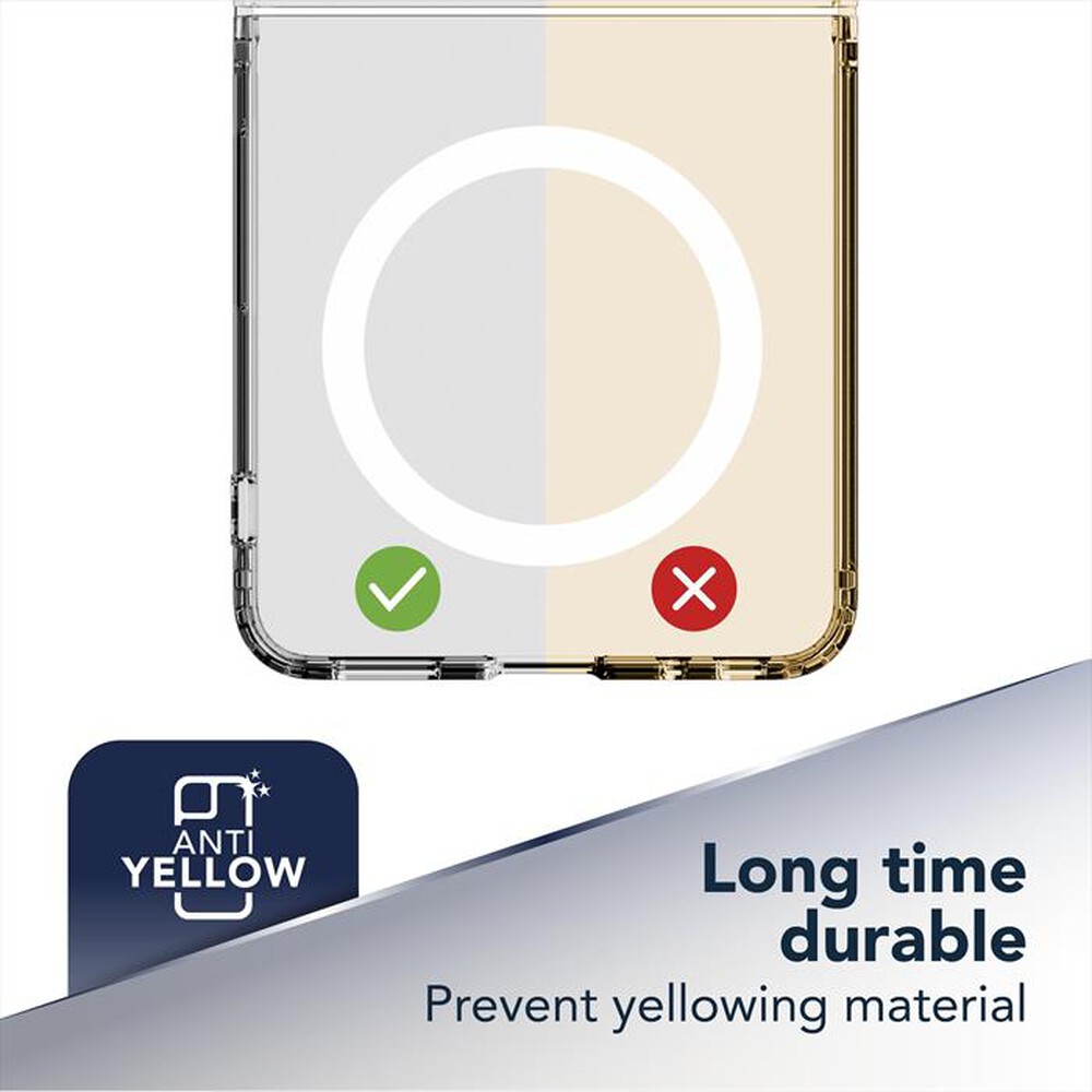 Immagine del prodotto CELLULARLINE - IMPACT CLEAR MAG- GALAXY Z FLIP8-Trasparente