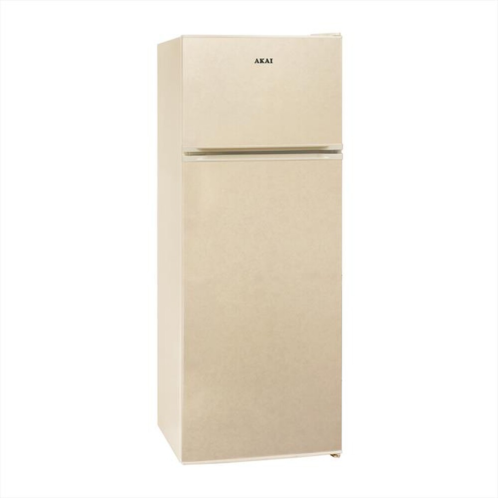 "AKAI - Frigorifero 2 porte AKFR256NV/T Classe E 213 lt-Crema, Marmorizzato"