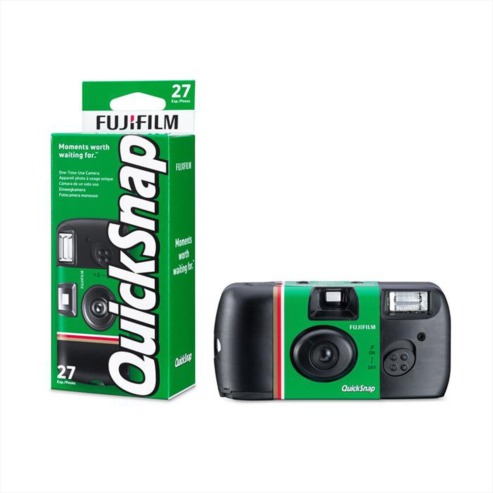 Immagine del prodotto FUJI - FOTOCAMERA MONOUSO QUICKSNAP FL SP 27EXP-nero verde