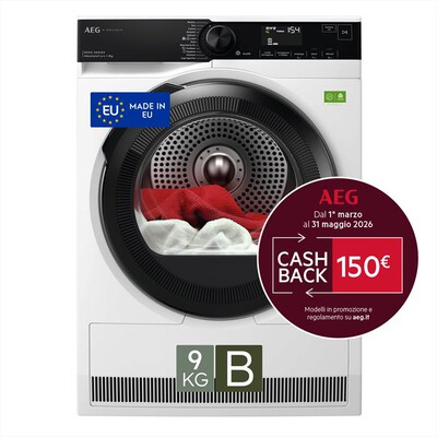 AEG - Asciugatrice XTR8HBGH9B 9 Kg Classe B-Bianco