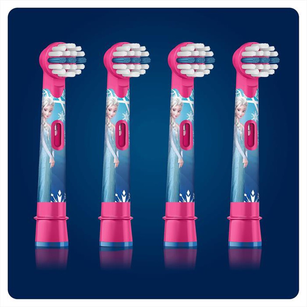 "ORAL-B - Testine Kids Frozen 2, 4 Pezzi-Bianco"