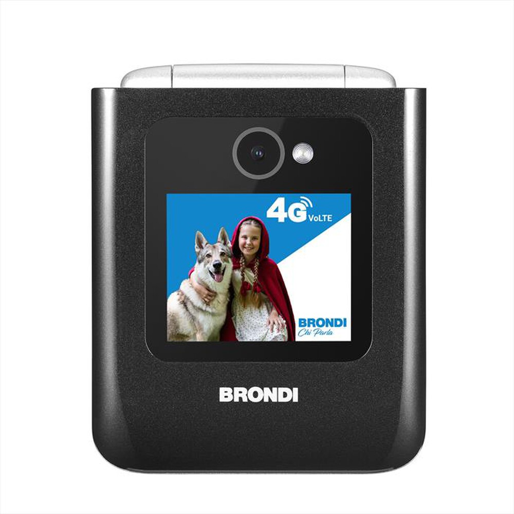 "BRONDI - Cellulare AMICO TUO 4G-BLACK METAL"