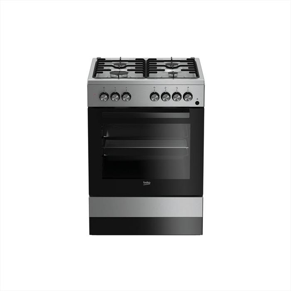 "BEKO - Cucina a gas FSE62110DX Classe A-Inox"