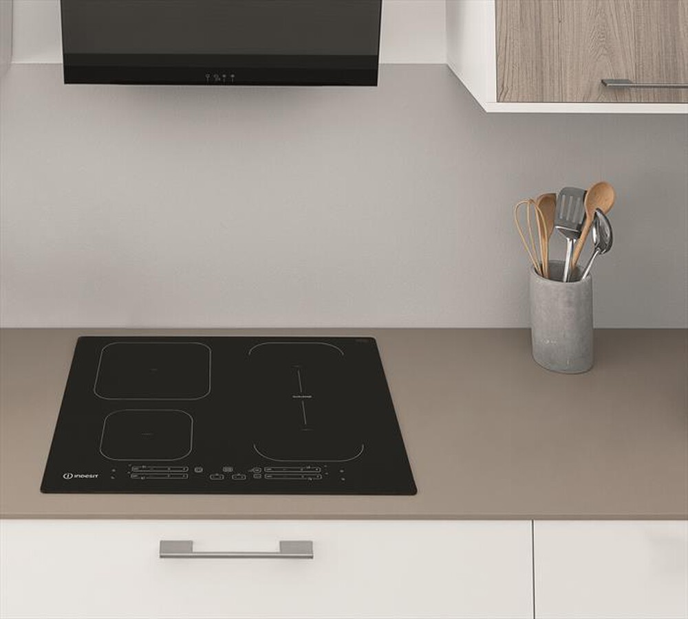 "INDESIT - Piano cottura induzione IB 65B60 NE 59 cm-Nero"