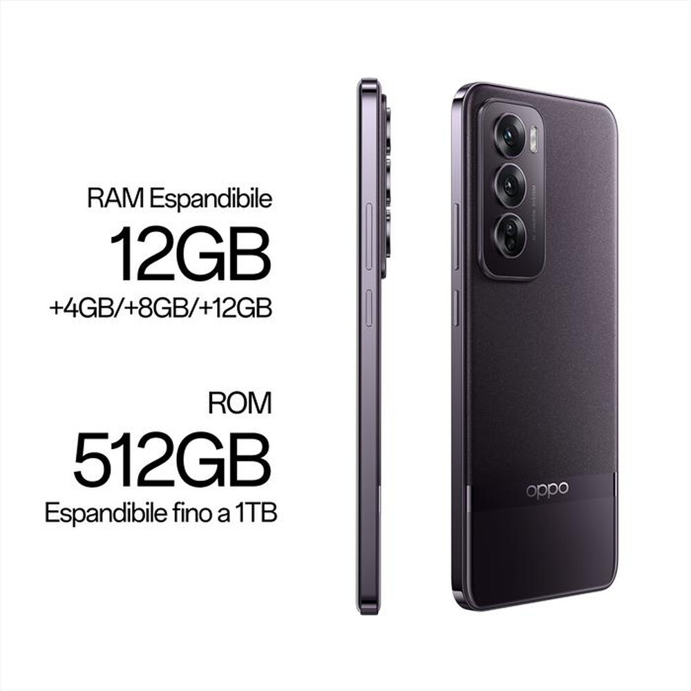 "OPPO - Smartphone RENO12 PRO 12+512-NEBULA BLACK"