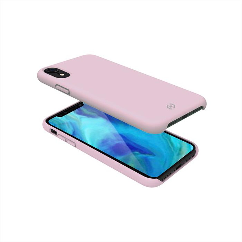 "CELLY - COVER PER IPHONE XR-Rosa/Silicone"