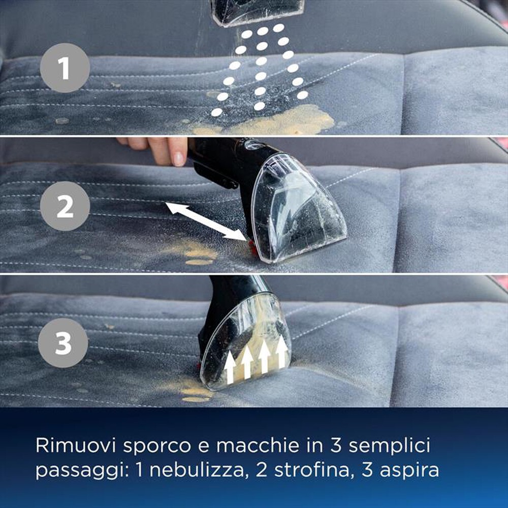 "BISSELL - Aspirapolvere a bidone 37241-Nero"