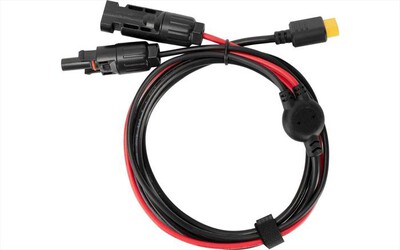 ECOFLOW - CAVO DI RICARICA PER PANNELLI SOLARI 3.5M-Nero e Rosso
