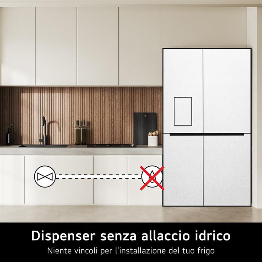 Immagine del prodotto LG - Frigorifero side by side GSLC41PYPE Classe E-Prime Silver