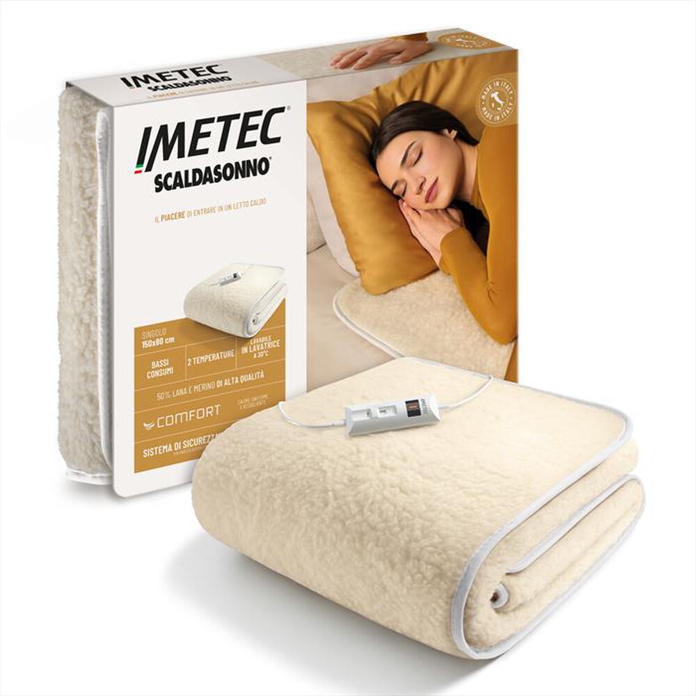 Immagine del prodotto IMETEC - COMFORT 2T 50% LANA E MERINO 150X80-bianco