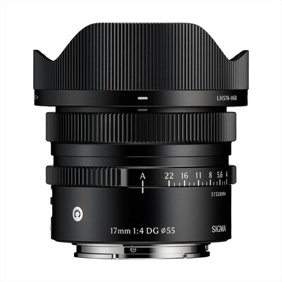 SIGMA - Obiettivo Fisso 17/4 (C) DG BLACK SONY E-MOUNT-Nero
