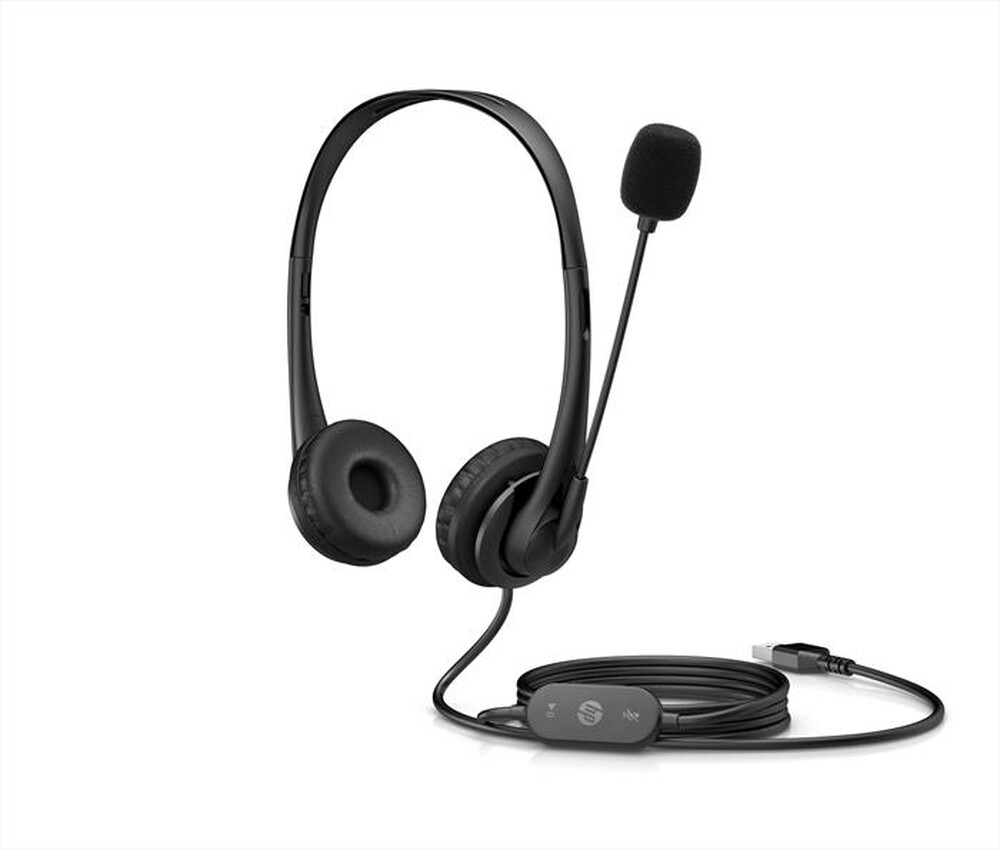 "HP - CUFFIE STEREO USB-Nero"