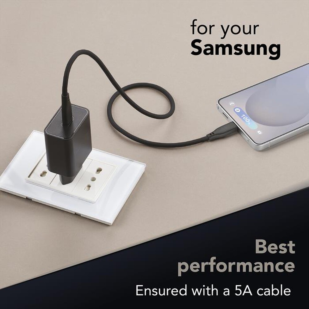 Immagine del prodotto CELLULARLINE - CARICABATTERIE DA RETE SAMSUNG 60W USB-C-Nero