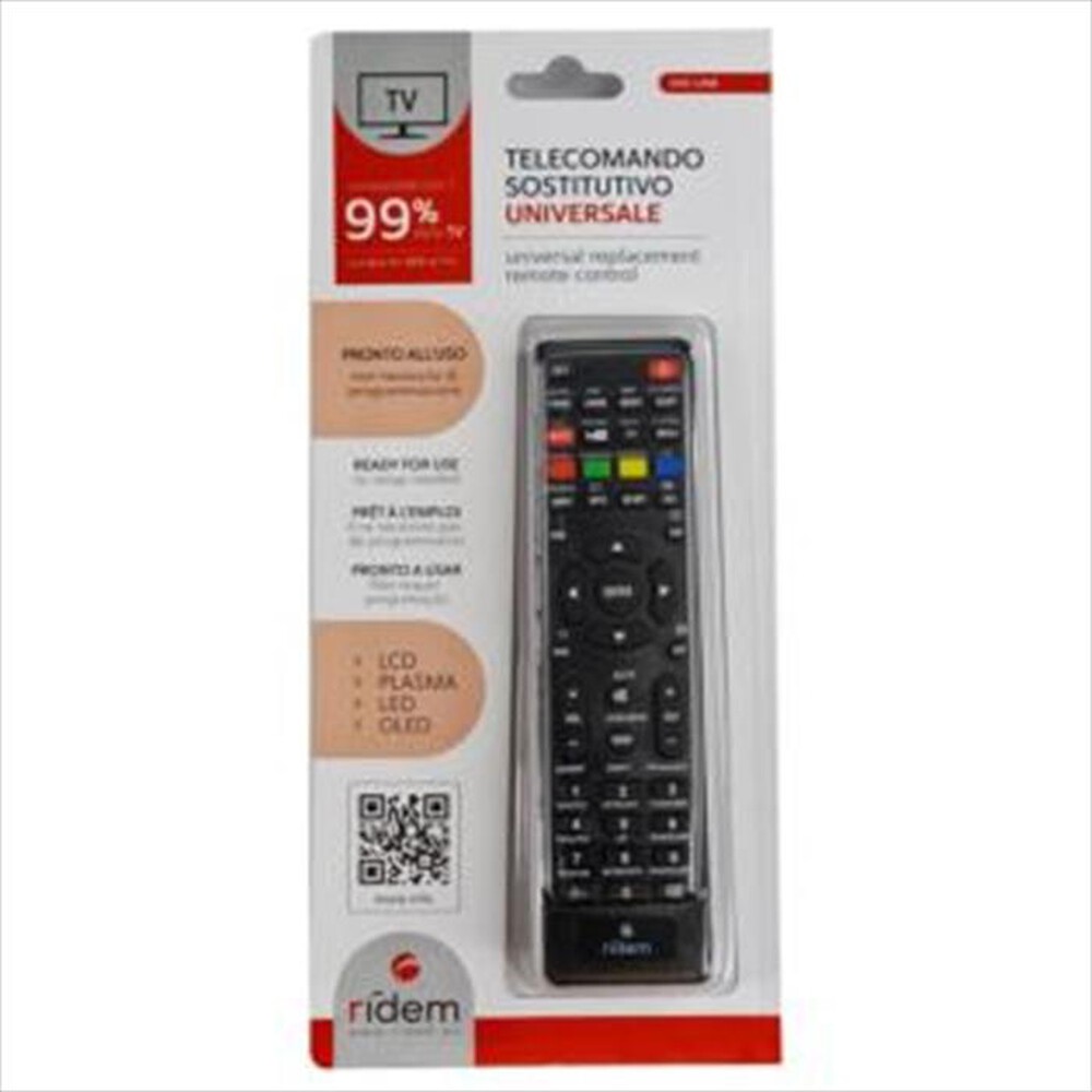 Immagine del prodotto RIDEM - Telecomando CRCUNB-Nero