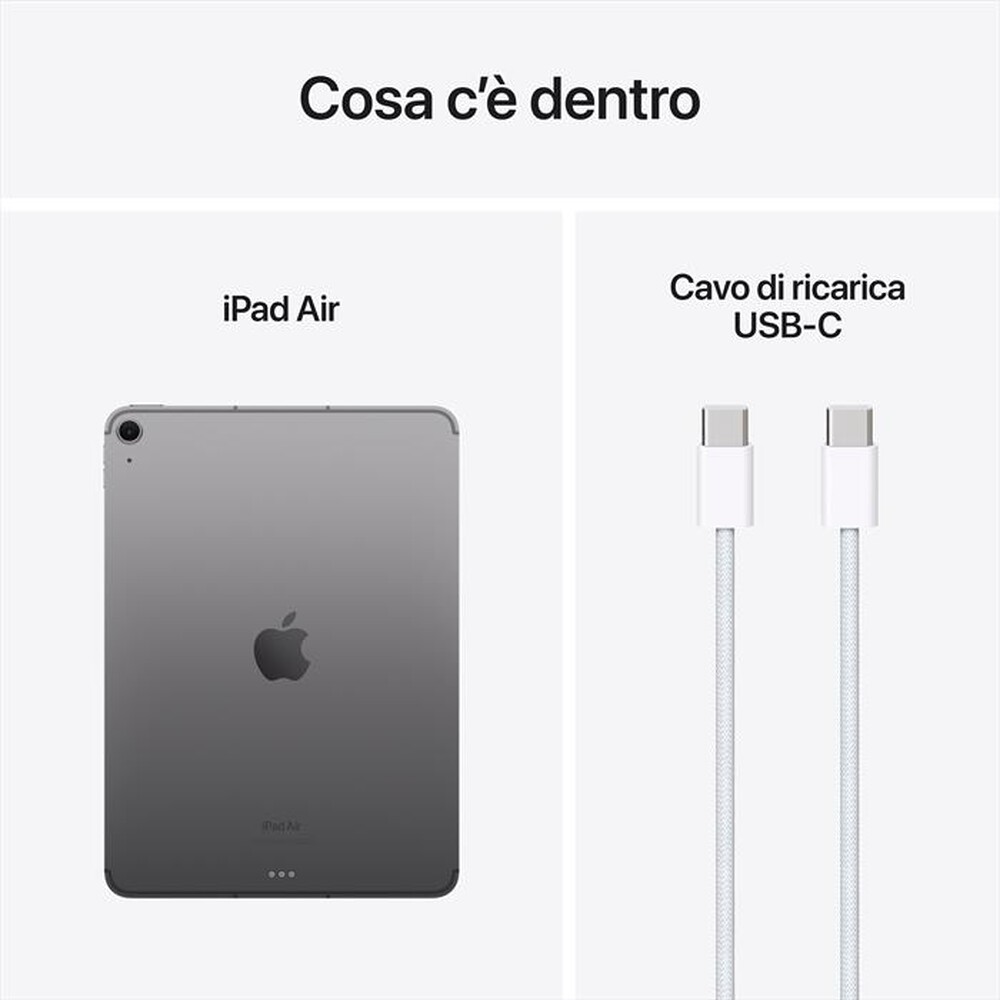 Immagine del prodotto APPLE - iPad Air 11'' Wi-Fi + Cellular 1TB-GrigioSiderale