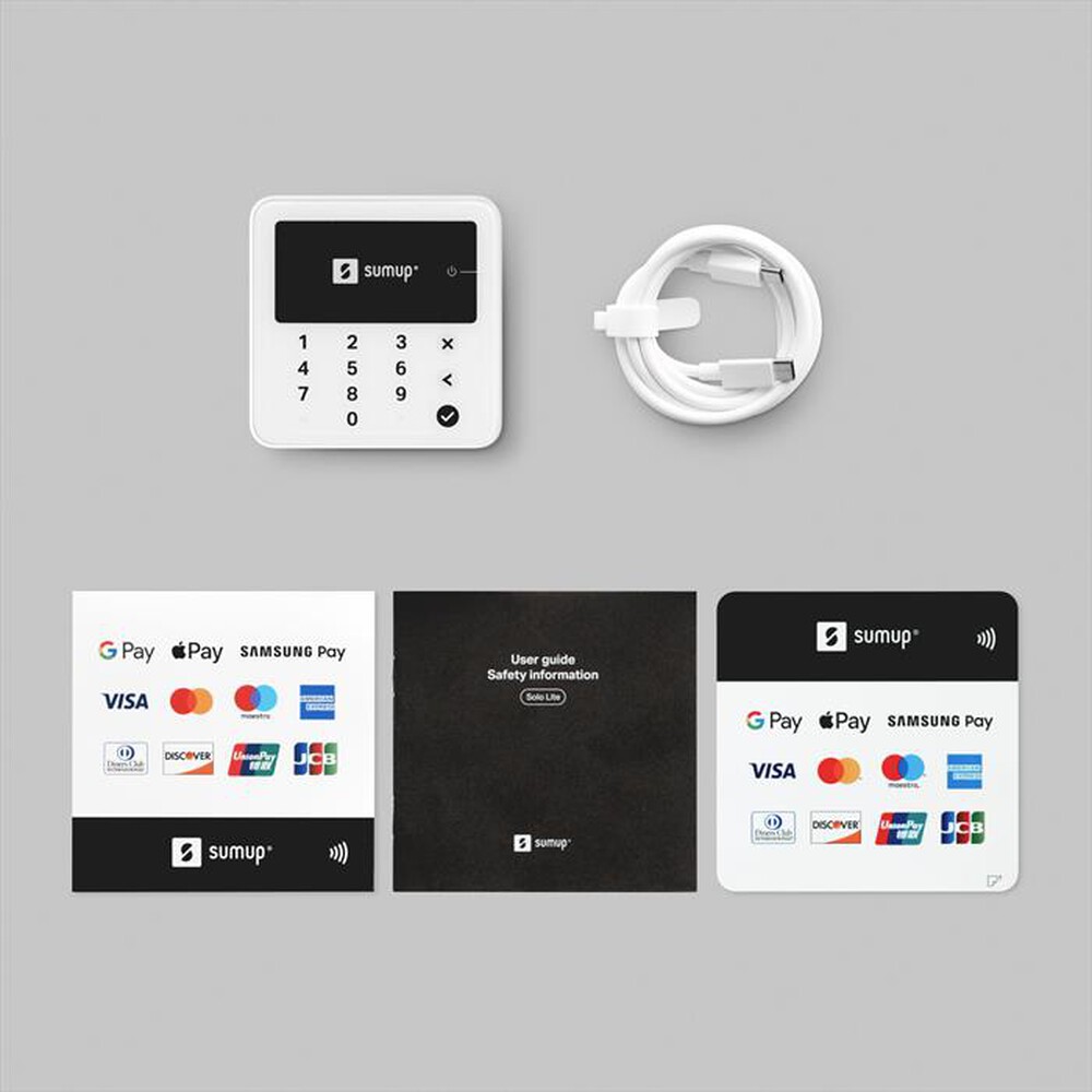 "SUMUP - Lettore di card readers SOLO LITE-White"