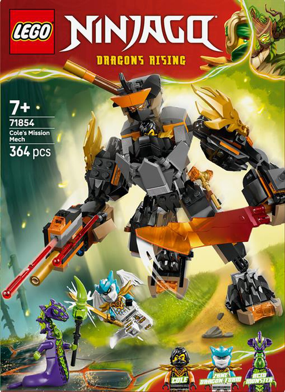 Immagine del prodotto LEGO - NINJAGO Mech missione di Cole e drago Zane - 71854