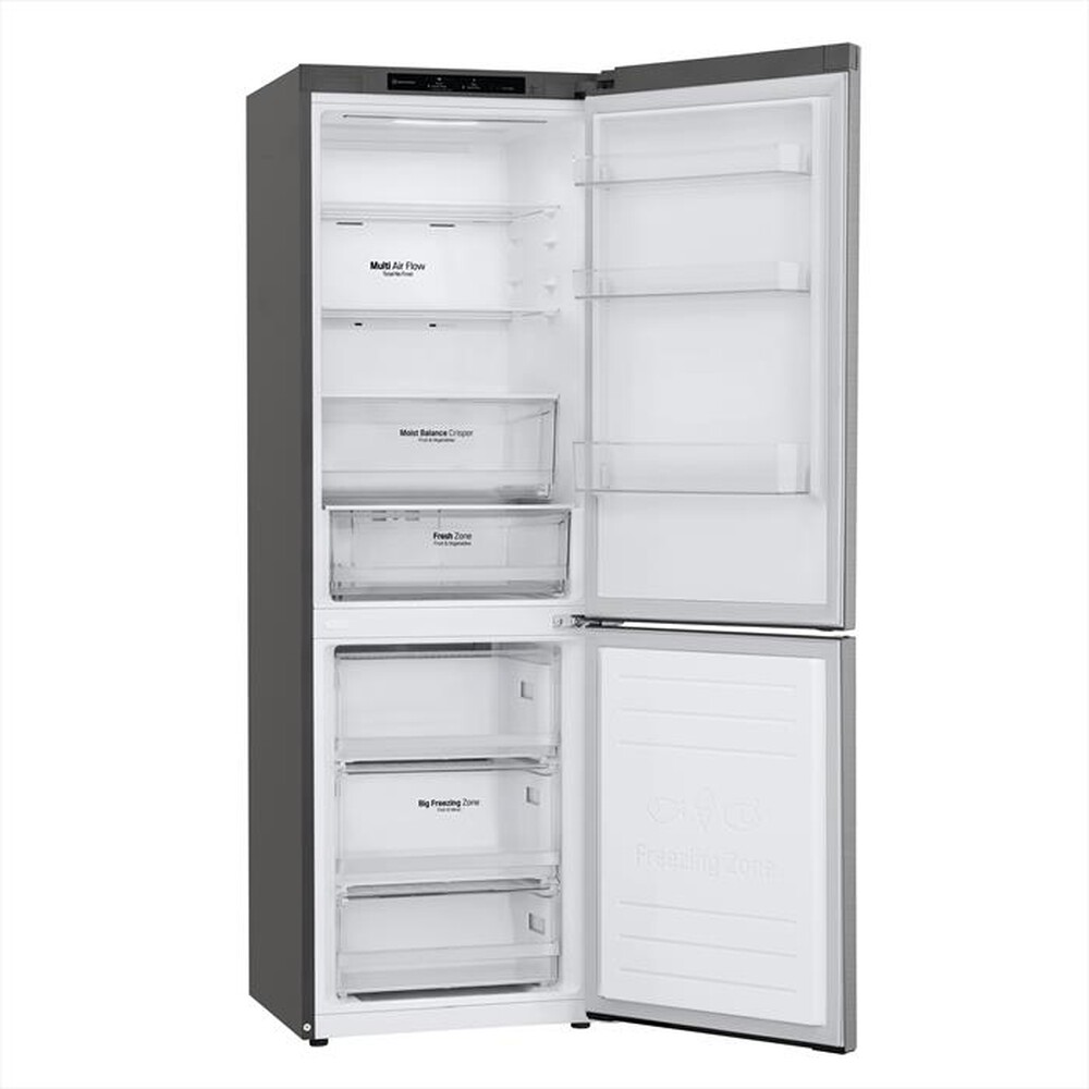 "LG - Frigorifero combinato GBB61PZJMN Classe E 341 lt-Argento"