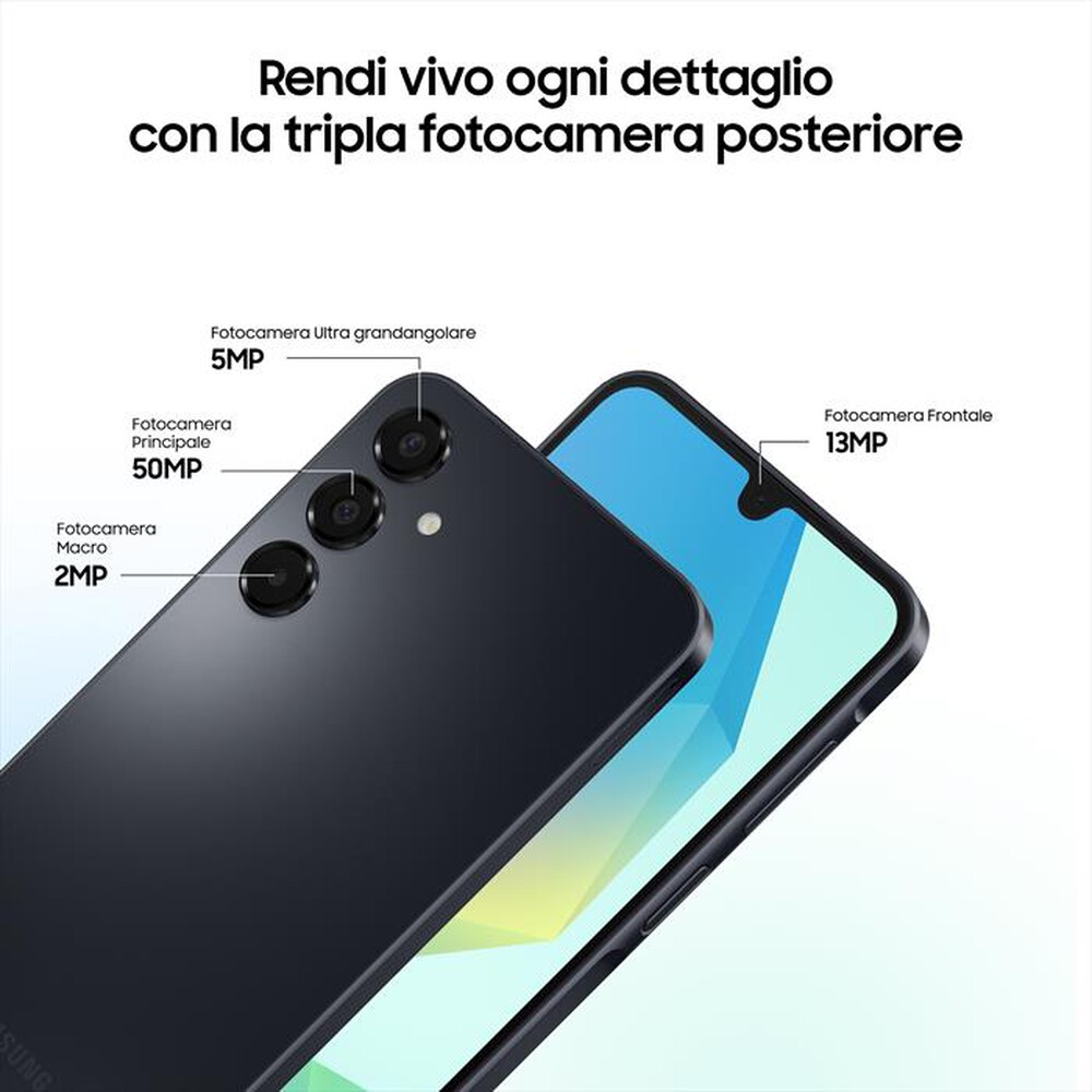 "SAMSUNG - Smartphone GALAXY A16-Black"