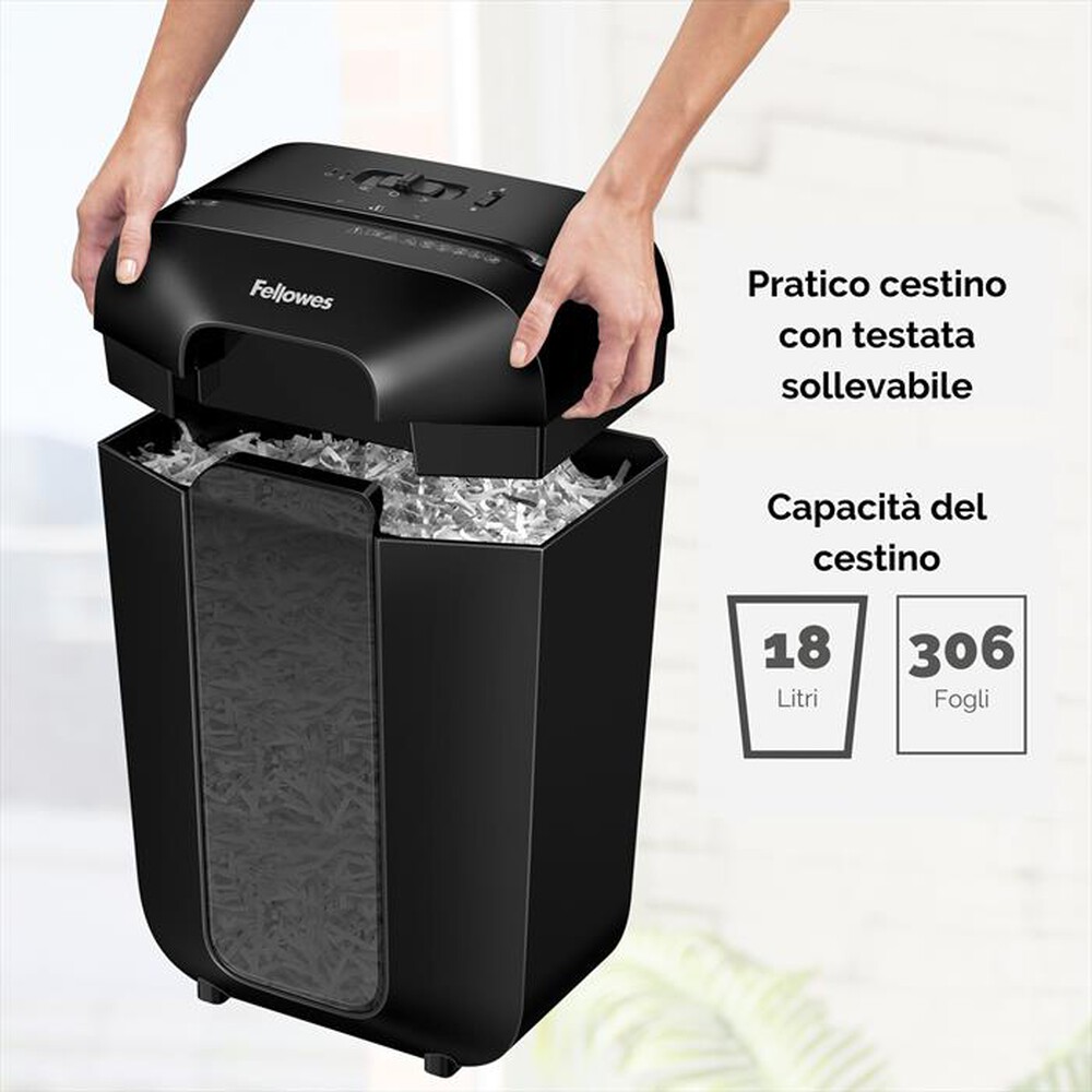Immagine del prodotto FELLOWES - Distruggidocumenti LX70-nero