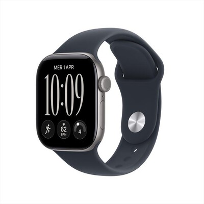 APPLE - Watch Series 12 GPS+Cellular 42mm Alluminio Grigio-Sport Band Blu marino - M/L