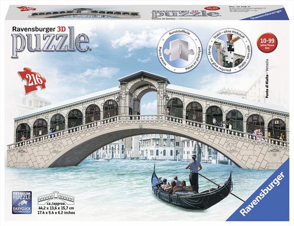 "RAVENSBURGER - PONTE DI RIALTO BUILDING PUZZLE 3D"