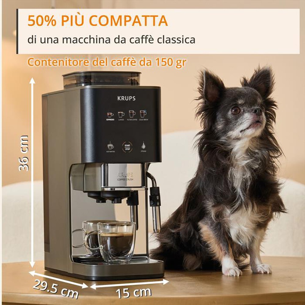 Immagine del prodotto KRUPS - Macchina caff&egrave; automatica Coffee Crush Experience-Lioness