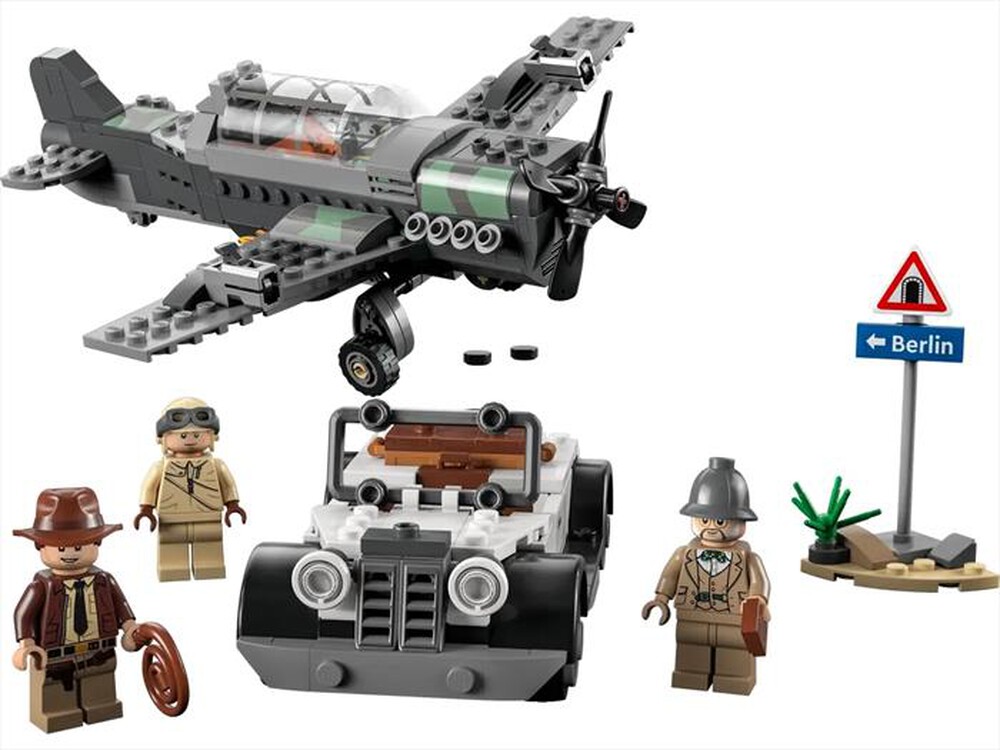 "LEGO - INDIANA JONES L'inseguimento aereo a elica - 77012"