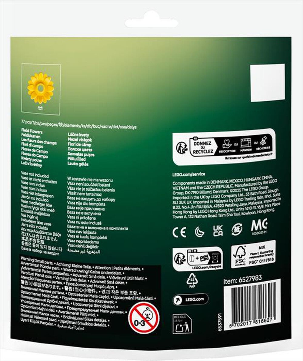 "LEGO - 30701 FIORI DI CAMPO-,"