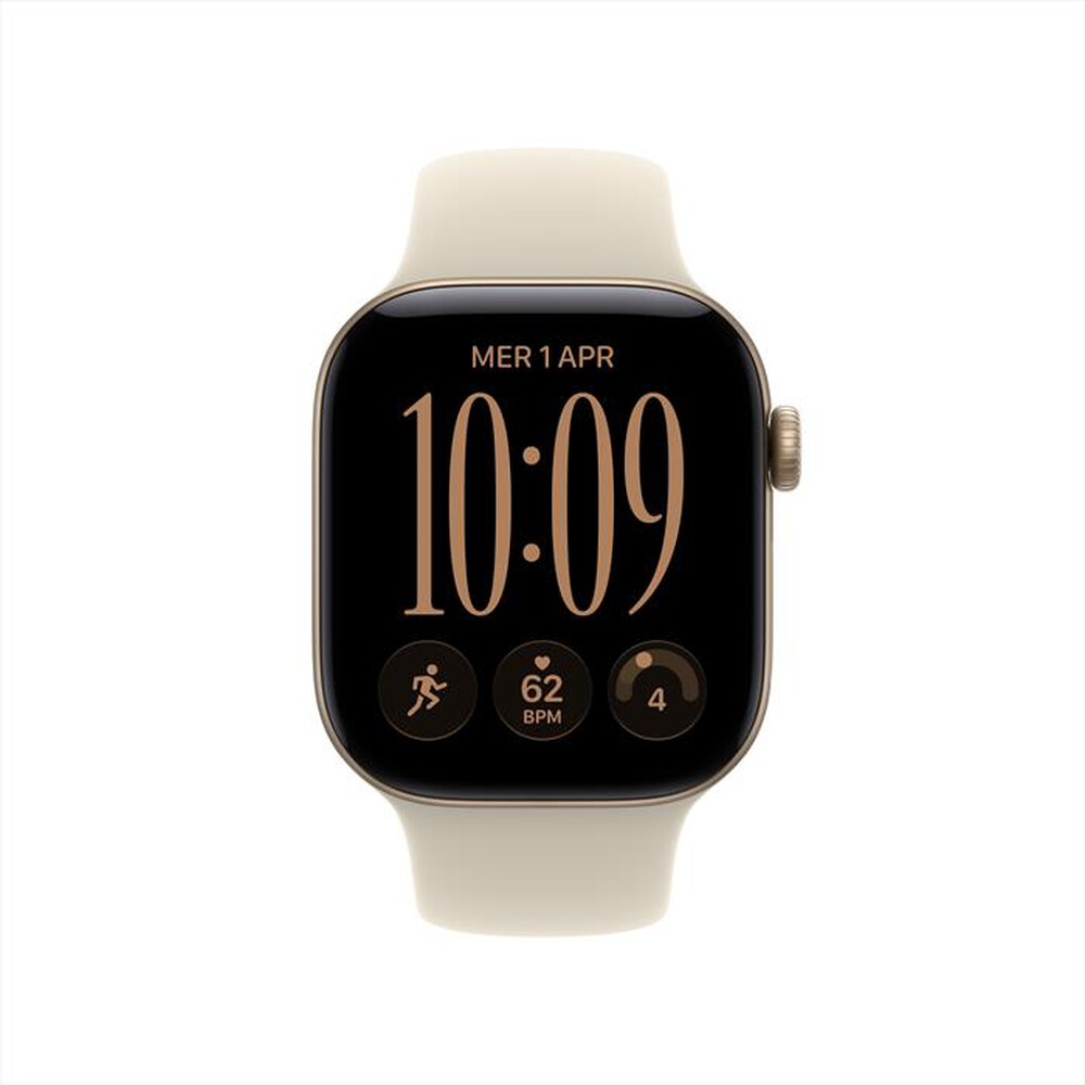 Immagine del prodotto APPLE - Watch Series 12 GPS 42mm Alluminio Oro Chiaro-Sport Band Sabbia - S/M