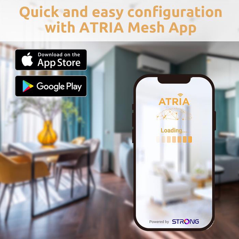 Immagine del prodotto STRONG - Kit 3 pz mesh AX3000 MESHTRIAX3000EU-BIANCO