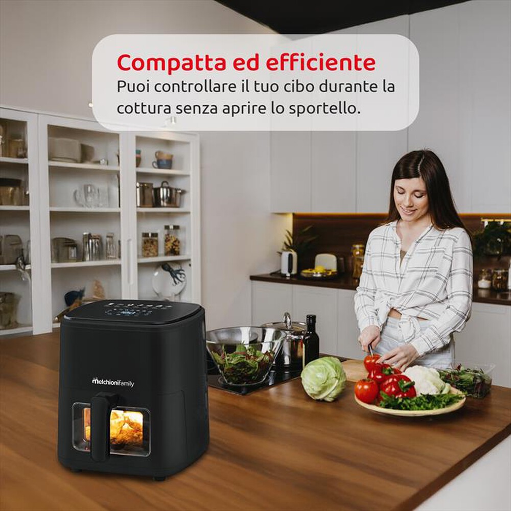Immagine del prodotto MELCHIONI FAMILY - Friggitrice ad aria MARIANNA NEW-Nero /Plastica