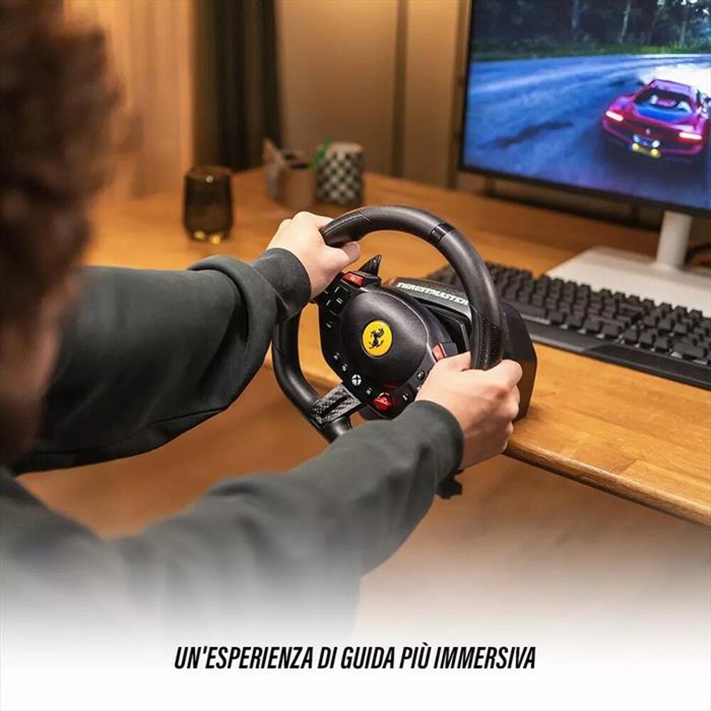 Immagine del prodotto THRUSTMASTER - Sterzo + Pedali T98-X FERRARI 296 GTS-Nero