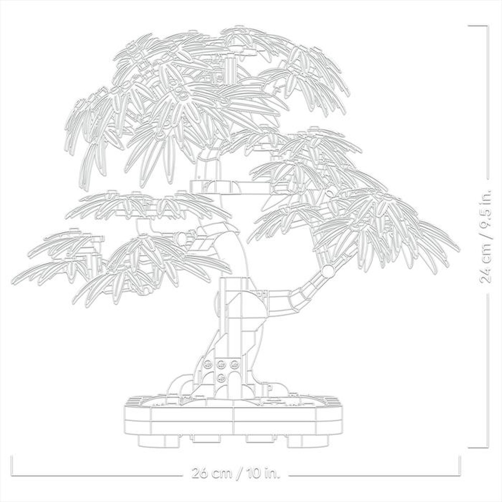 "LEGO - BOTANICALS Bonsai di acero rosso giapponese-10348"