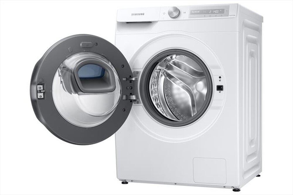 "SAMSUNG - Lavatrice WW90T684DLH AI CONTROL ADD WASH 9 Kg-BIANCO OBLO' Silver Deco"