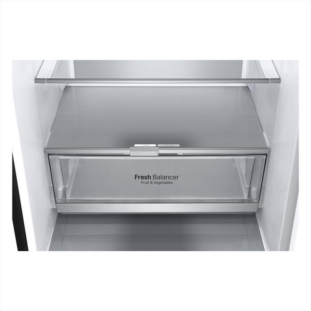 "LG - Frigorifero combinato GBB72MCVGN Classe D 384L-Nero"