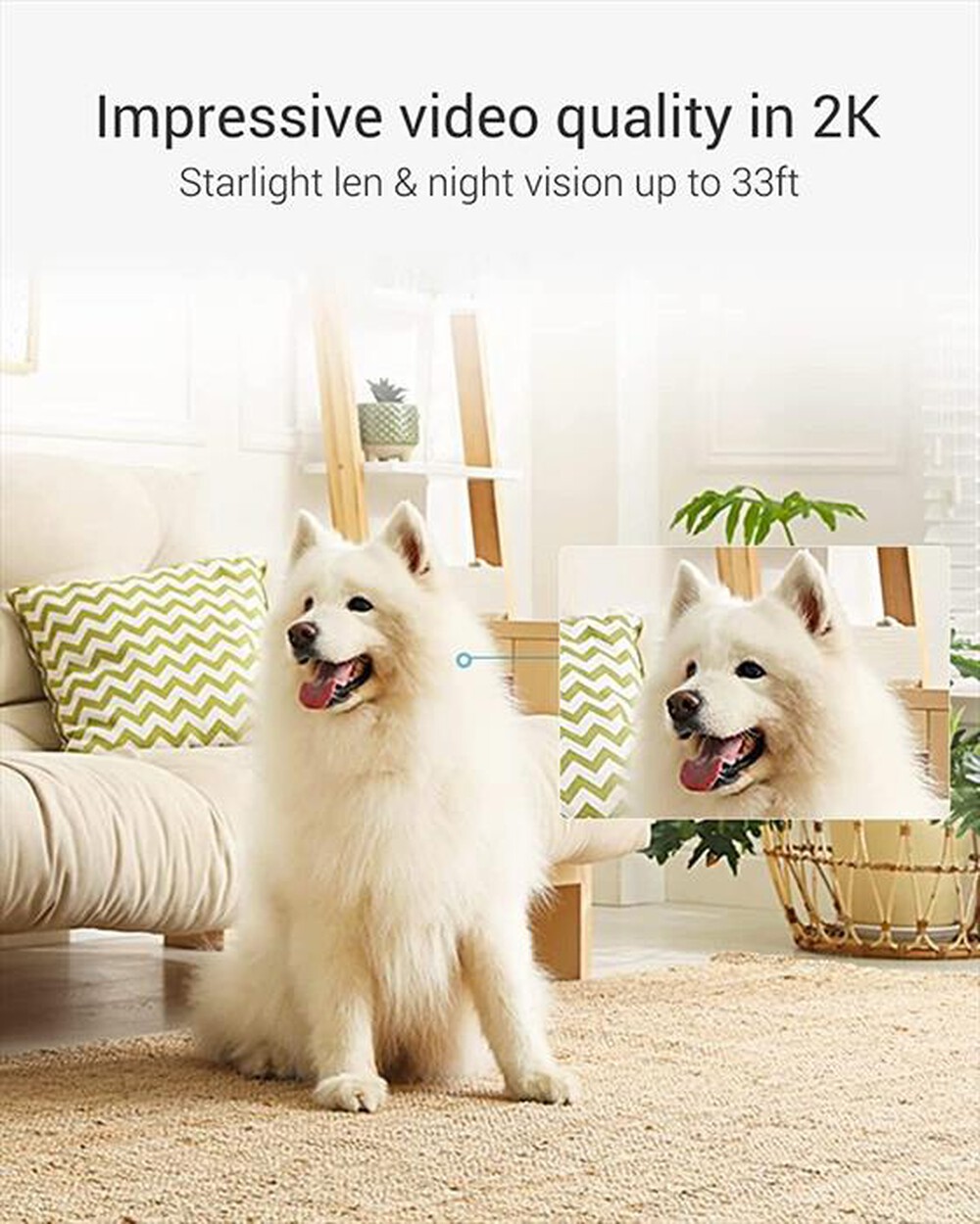 "EZVIZ - Telecamera smart home C6-Bianco"