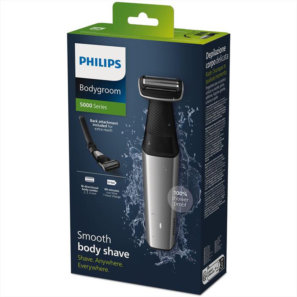 "PHILIPS - Rasoio BG5021/15-Nero/Inox"