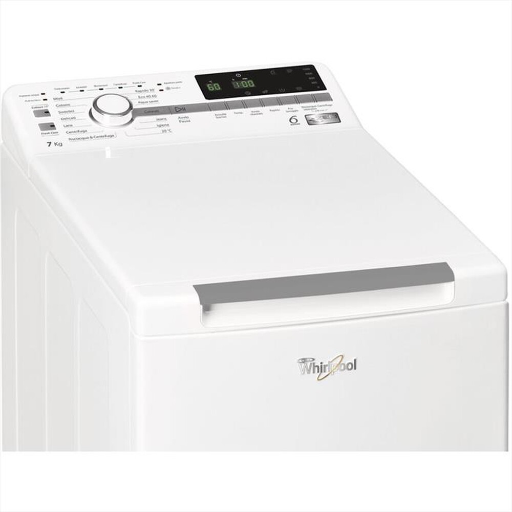 "WHIRLPOOL - Lavatrice ZEN TDLR 7222BS IT/N 7 Kg Classe E"