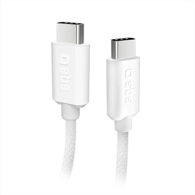 SBS - Cavo in tessuto type-C a Type-C TECABLETISSUETCCG-Grigio