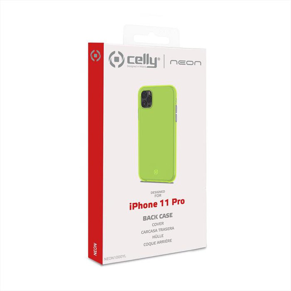 "CELLY - NEON1000YL - NEON IPHONE 11 PRO-Giallo/TPU"